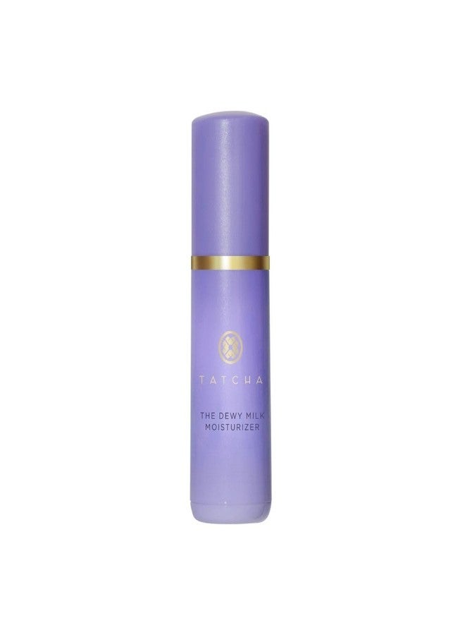 TATCHA The Dewy Milk Moisturizer, Travel-Sized | Mini Lightweight Face Cream - Oil-Balancing Hydration for Bouncy Skin & a Lasting Dewy Glow for Combo to Oily Skin | 15 ml/ 0.5 fl. oz. - Image 1